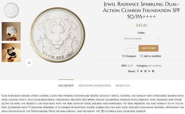 Aavikuk foundation for flawless skin