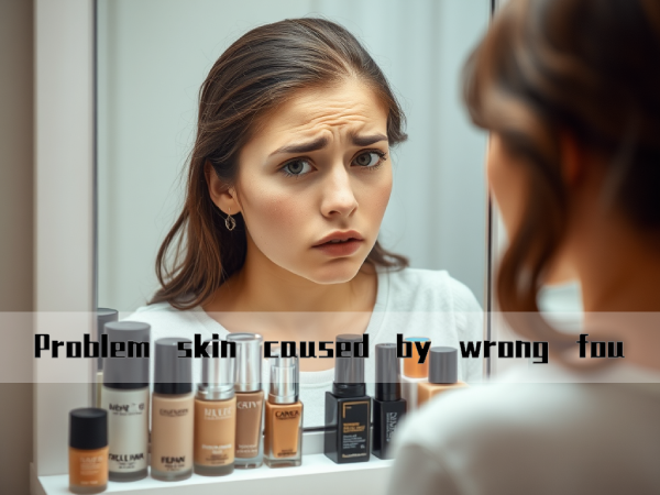 Problem skin caused by wrong foundation